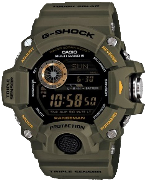 G-Shock GW9400-3CR Rangeman Premier Military Watch Olive Drab