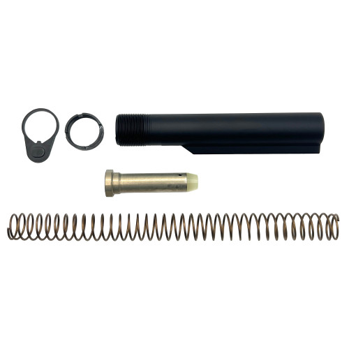 LBE Unlimited AR-15 Buffer Tube Kit with H1 Heavy Recoil Buffer - Black