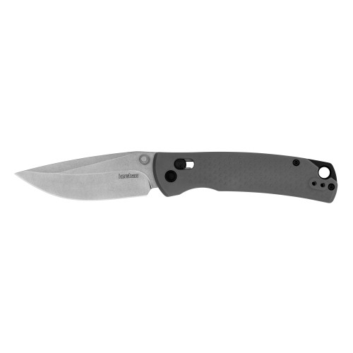 Kershaw Sequence Folding Knife 3.32" Stonewashed Clip Point Gray Handle