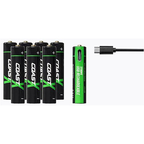 Coast Products ZXAAA Rechargeable AAA Battery 8-Pack - Drifters Gear