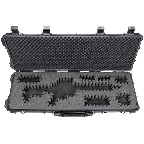 Eylar 44-Inch Hard Rifle Case with Ragged Foam Insert - Black