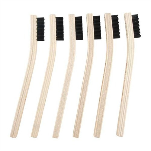 Brownells Heavy Duty Nylon Gunsmith Brush Straight 6-Pack