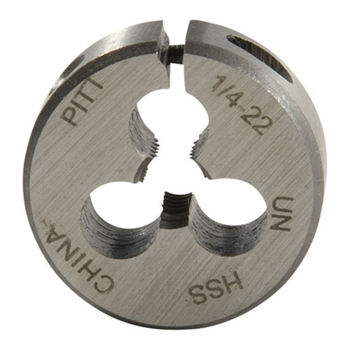 Brownells 1" Standard Carbon Threading Die 1/4"-22 Thread