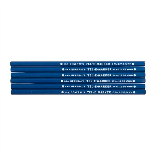 Brownells Mark-On Anything Pencils White 6-Pack