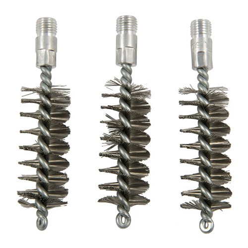 Brownells Standard Line Stainless Steel Bore Brush 20 Gauge Shotgun 3-Pack