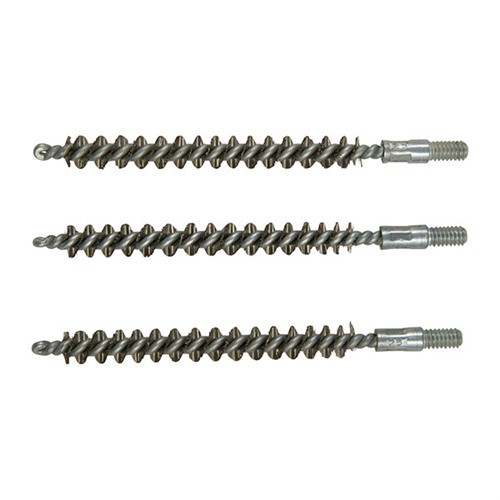 Brownells Standard Line Stainless Steel Bore Brush .243/25 Caliber 3-Pack