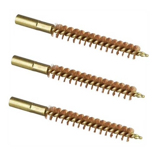Brownells Special Line Dewey-Thread Bronze Pistol Bore Brush 9mm 3-Pack