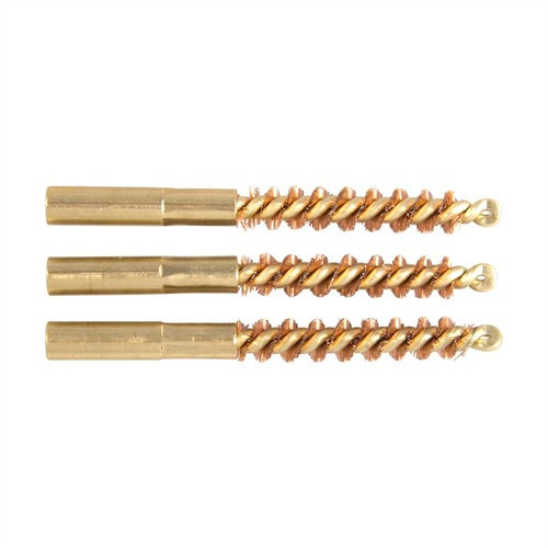 Brownells Special Line Dewey Bronze Pistol Bore Brush .22 Caliber 3-Pack