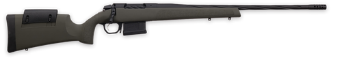 Weatherby 307 Range XP Bolt Action Rifle 257 Wby Mag 28" Barrel Graphite Black Cerakote OD Green Stock