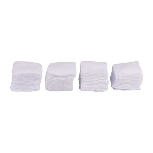 Brownells Square Cotton Flannel Cleaning Patches 1-3/8" .22-.270 Cal 100-Pack