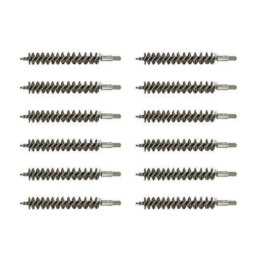Brownells Standard Line Stainless Steel Bore Brush .35/.38/.357 Caliber Rifle 12-Pack