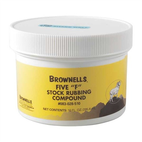 Brownells Five "F" Stock Rubbing Compound 10 oz