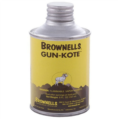 Brownells Gun-Kote Oven Cure Gun Finish 8oz - Matte O.D. Green