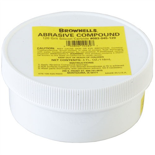 Brownells Silicon Carbide Abrasive Compound 120 Grit
