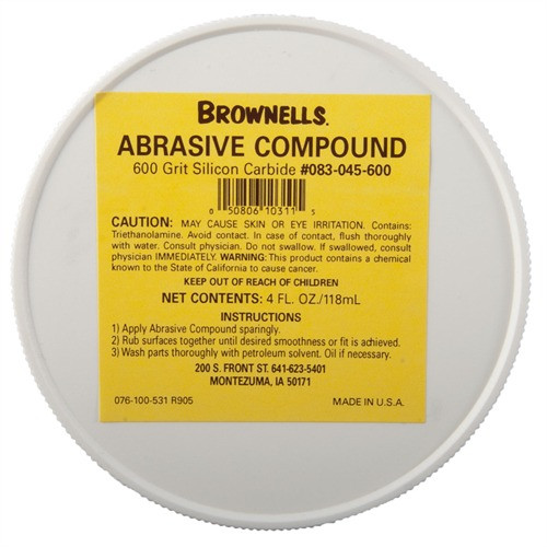 Brownells Silicon Carbide Abrasive Compound 600 Grit