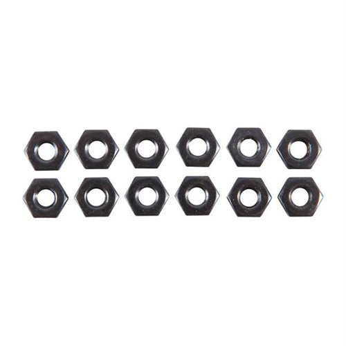 Uncle Mike's Sling Swivel Stud Kit Hex Nuts 10-32 Threads (12-Pack)
