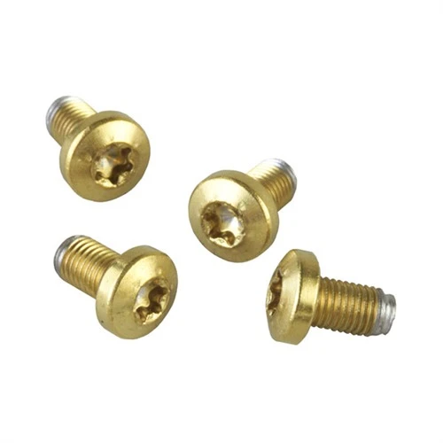 Brownells 1911 TiN-Coated Torx Grip Screws 4-Pack