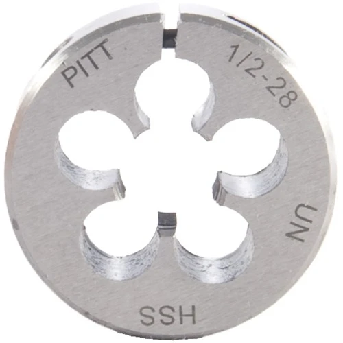 Brownells Flash Suppressor Round Die 1" Dia, 1/2"-28 TPI for AR-15/M16