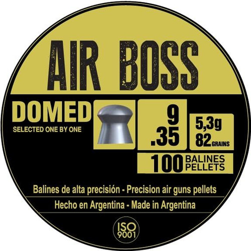 Hatsan Apolo Air Boss Domed Air Gun Pellets .35 Caliber 82 Grain 100PK (For High Powered Air Rifles)