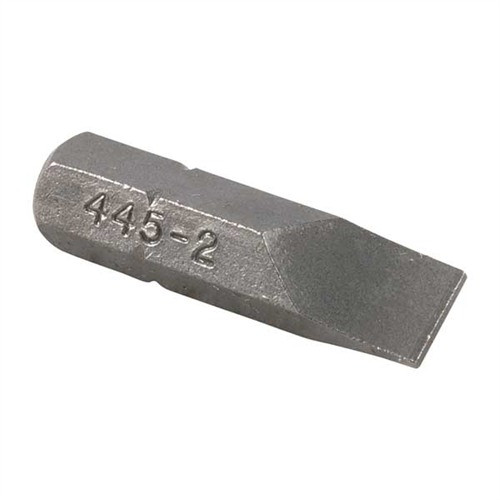 Brownells Magna-Tip Screwdriver Bit #445-2 Parallel Tip/Hollow Ground .278" SD / .040" Blade Thickness