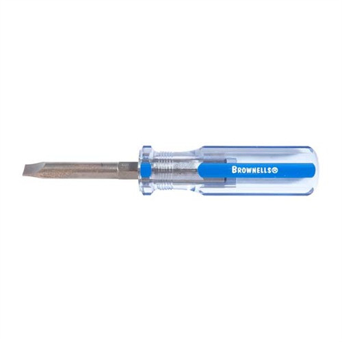Brownells Fixed Blade Gunsmith's Screwdriver #18 - .360 Shank, .040 Blade Thickness