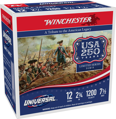Winchester Light Target 12 Gauge 2-3/4" 1-1/8 oz #7.5 Shot Target Load Box of 200