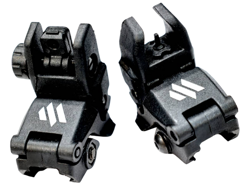 Meta Tactical MTA-POLYSIGHT Polymer Flip-Up Front & Rear Iron Sights for AR-15