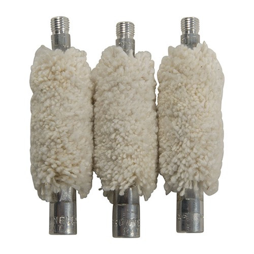 Brownells Double-Up Cotton Mop 12 Gauge - 3 Pack