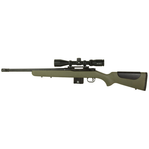 Mossberg MVP LR Tactical Bolt Action Rifle 300 Blackout 16.25" Barrel OD Green