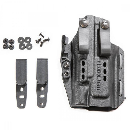 Henry Holsters Floodlight IWB Holster for Semi-Autos with TLR-1 - Charcoal Gray, Ambidextrous