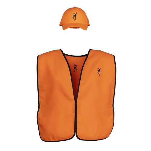 Browning Vest and Cap Combo Blaze Orange
