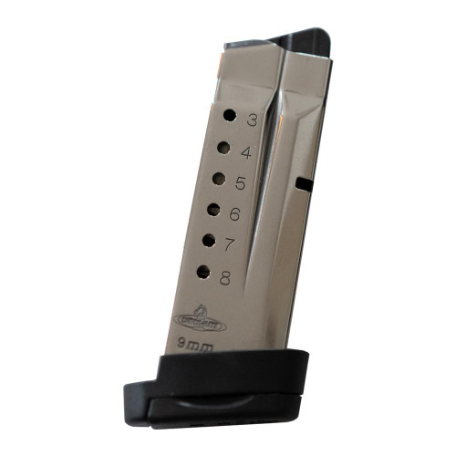 Check-Mate Industries S&W M&P Shield Compatible 9mm Magazine Stainless Steel 8-Round