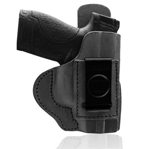 Tagua Gun Leather IWB Inside the Waistband Holster for Smith & Wesson M&P Shield 9/40 Black Right Hand