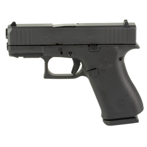 Glock 43X 9mm Luger Pistol 3.43" Barrel 10+1 Round Black