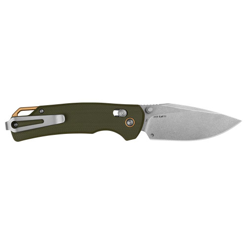 Kershaw Proximal Folding Knife 3.2" D2 Drop Point Blade Olive G10