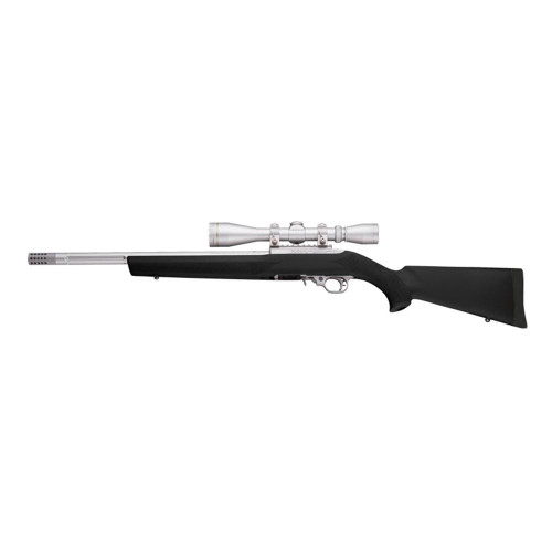 Hogue Youth Overmolded Rubber Stock for Ruger 10/22 .920" Barrel Channel Black