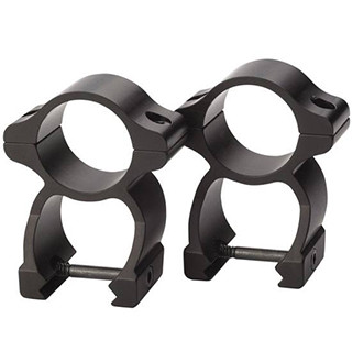 Traditions Detachable See-Through Scope Rings 1" Blued Weaver Style