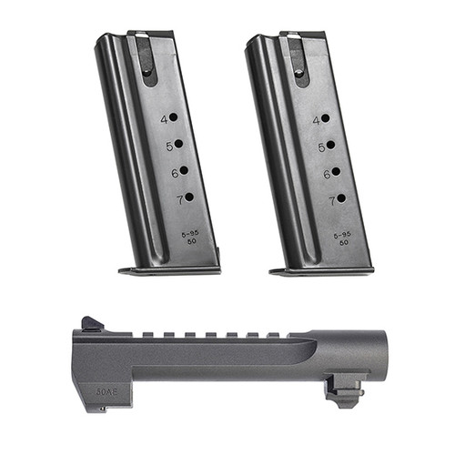 Magnum Research Desert Eagle Mark XIX .50 AE 6" Tungsten Barrel Conversion Kit with 2 Magazines
