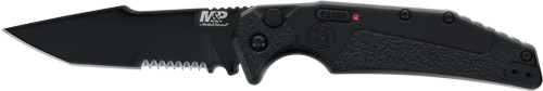 Smith & Wesson M&P H.R.T. Automatic Folding Knife 3.5" Tanto Blade Black/Grey
