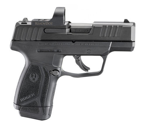 Ruger Max-9 9mm 3.2" Black 12+1 ReadyDot Optic