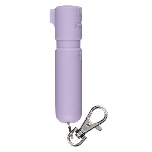 Sabre Mighty Discreet Pepper Spray with Snap Clip Lavender