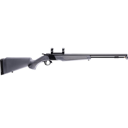 CVA Wolf V2 50 Caliber Muzzleloading Rifle 24" Blued Steel Barrel Grey Stock