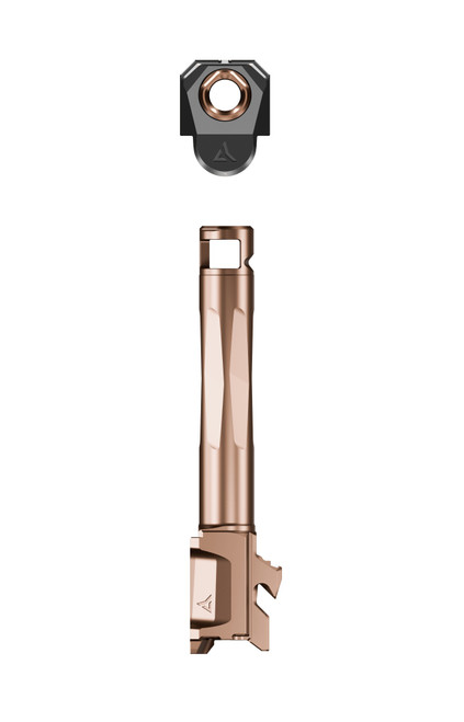Radian Weapons Afterburner + Ramjet Ported Barrel & Compensator Combo for Glock 19/45 Gen 6 - Black/Bronze