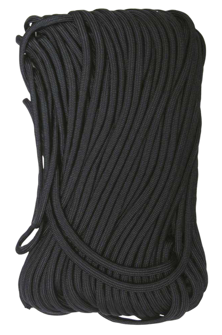 TacShield 550 Para Cord, Black, 100ft