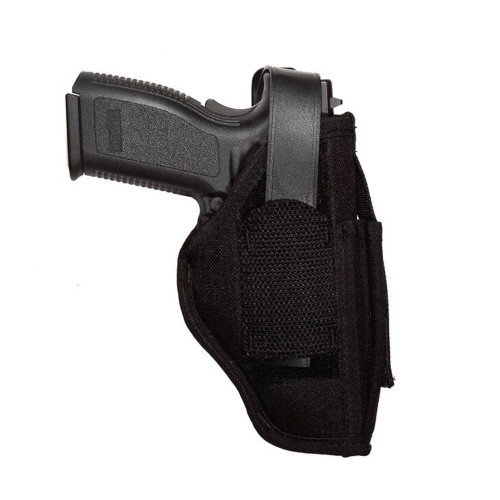 Uncle Mike's Sidekick Ambidextrous IWB/OWB Holster with Mag Pouch Size 16 Kodra Black