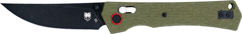 G10 OD GREEN/BLACK D2 BLADECOBRATEC LEGACY BAR LOCK 3.5"