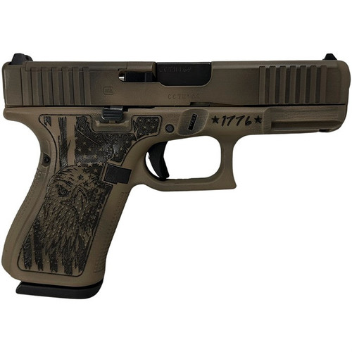 Glock 19 Gen5 MOS 9mm Pistol 3-15rd Mags FDE/Old Glory
