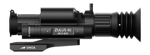 DNT Optics Zulus HD 5-20x Day/Night Rifle Scope V2 with Laser Rangefinder