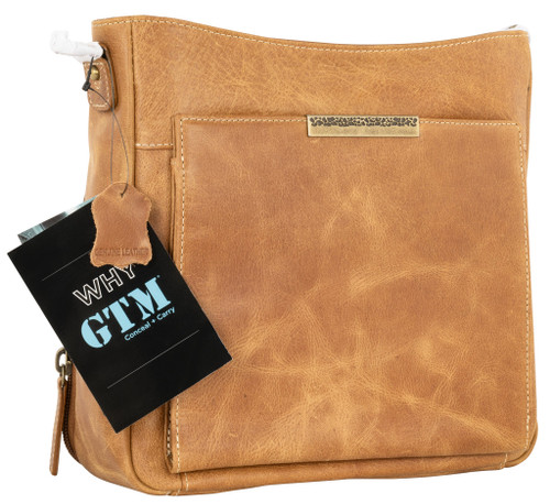 Galco Tan Slim Crossbody Holster Buffalo Leather