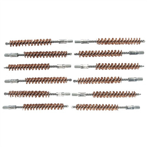Brownells Double-Tuff Bronze Rifle Bore Brush .30 Caliber 12-Pack